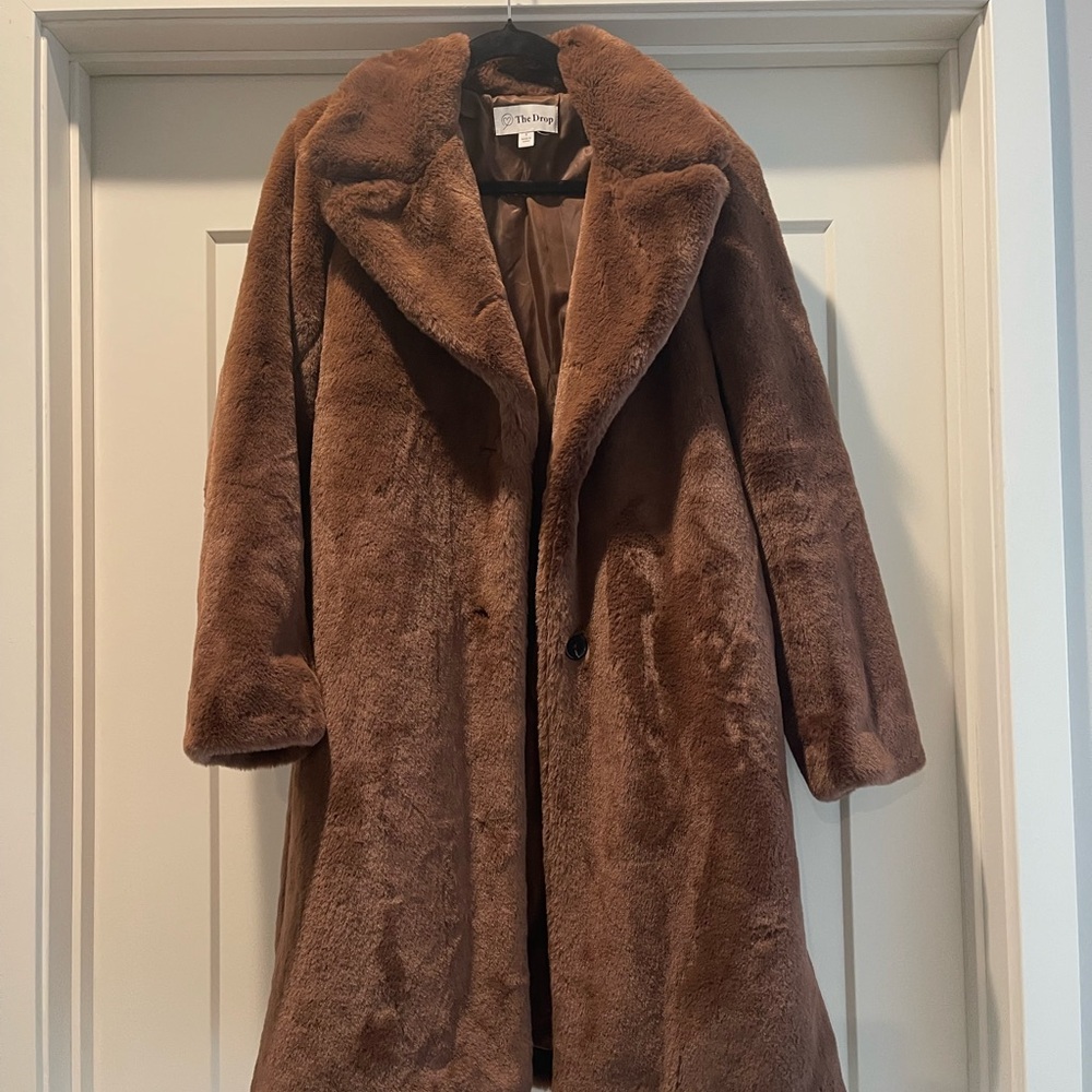 Brown Faux Fur Coat